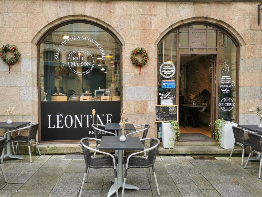 Devanture salon de thé